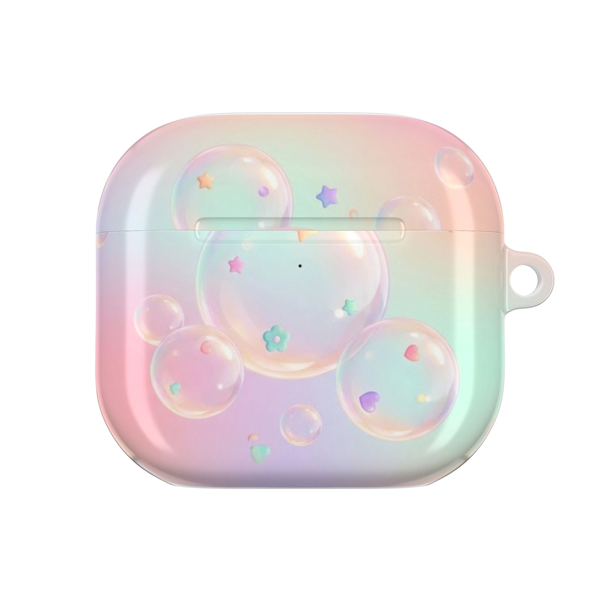 Pastel Bubble AirPods Case — Cute Iridescent Bubbles AirPod Case