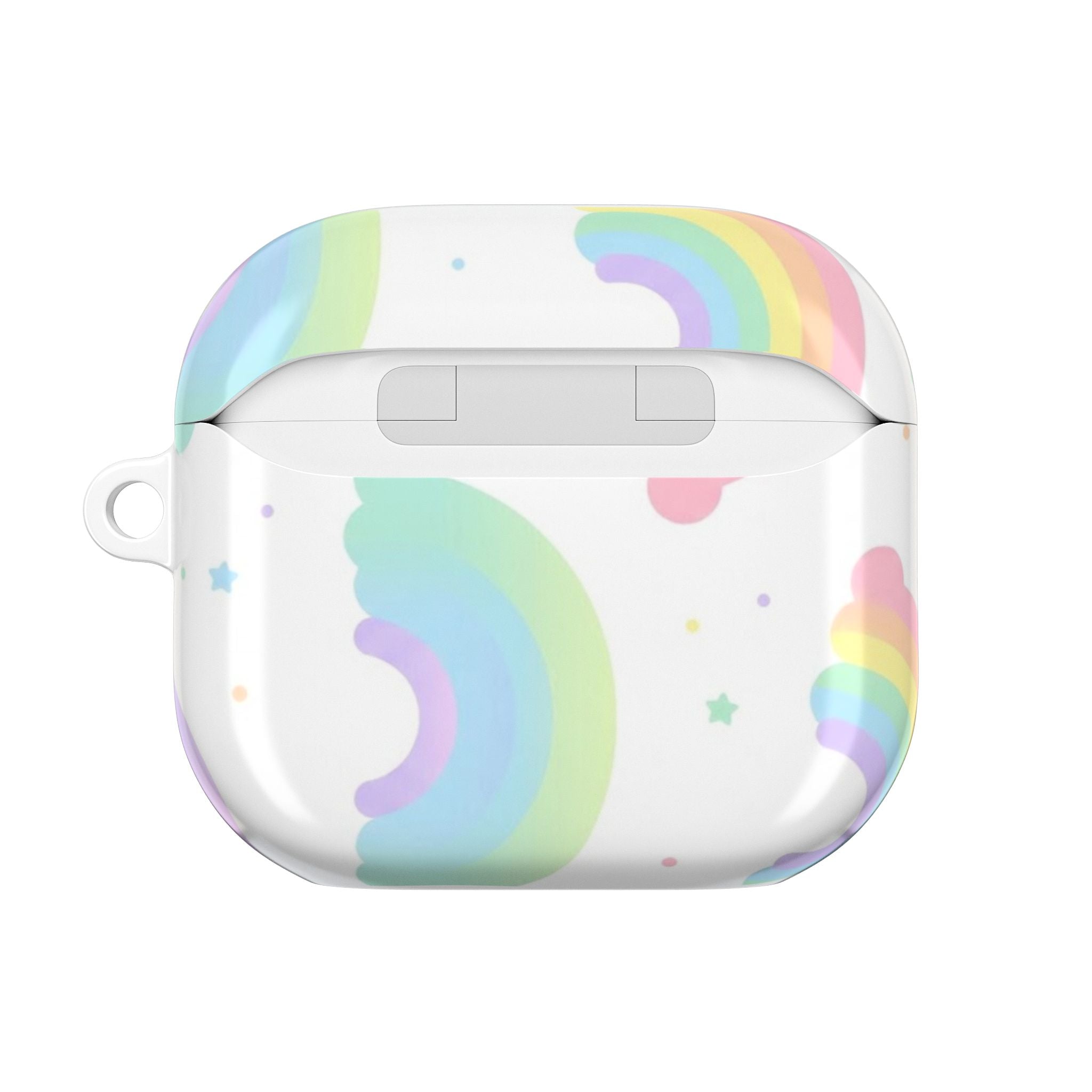 Pastel Rainbow AirPod Case — Cute Rainbow Cloud Protective Cover