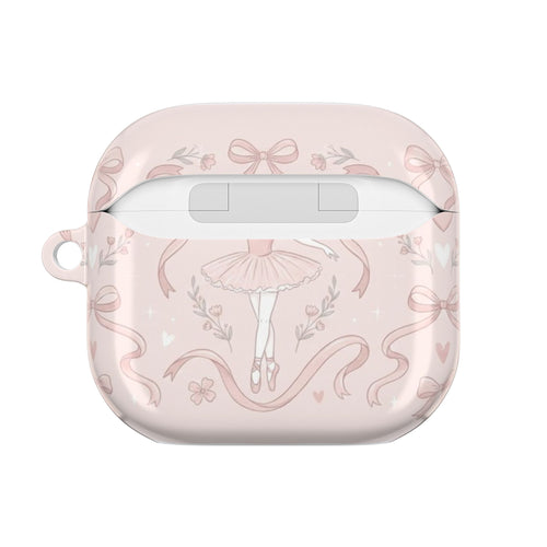 Ballet Dancer Pink AirPod Case — Cute Ballerina Protective Charging Case
