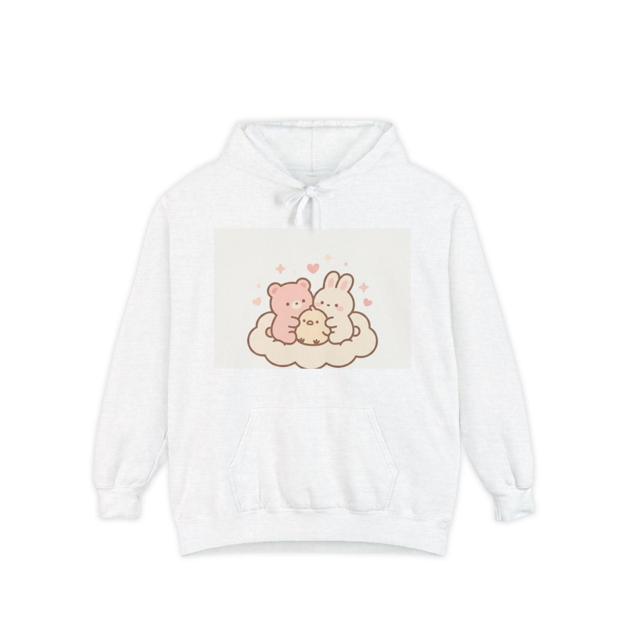 Cute Kawaii Heart Hoodie — Adorable Plush Animals & Cute Anatomical Heart Design