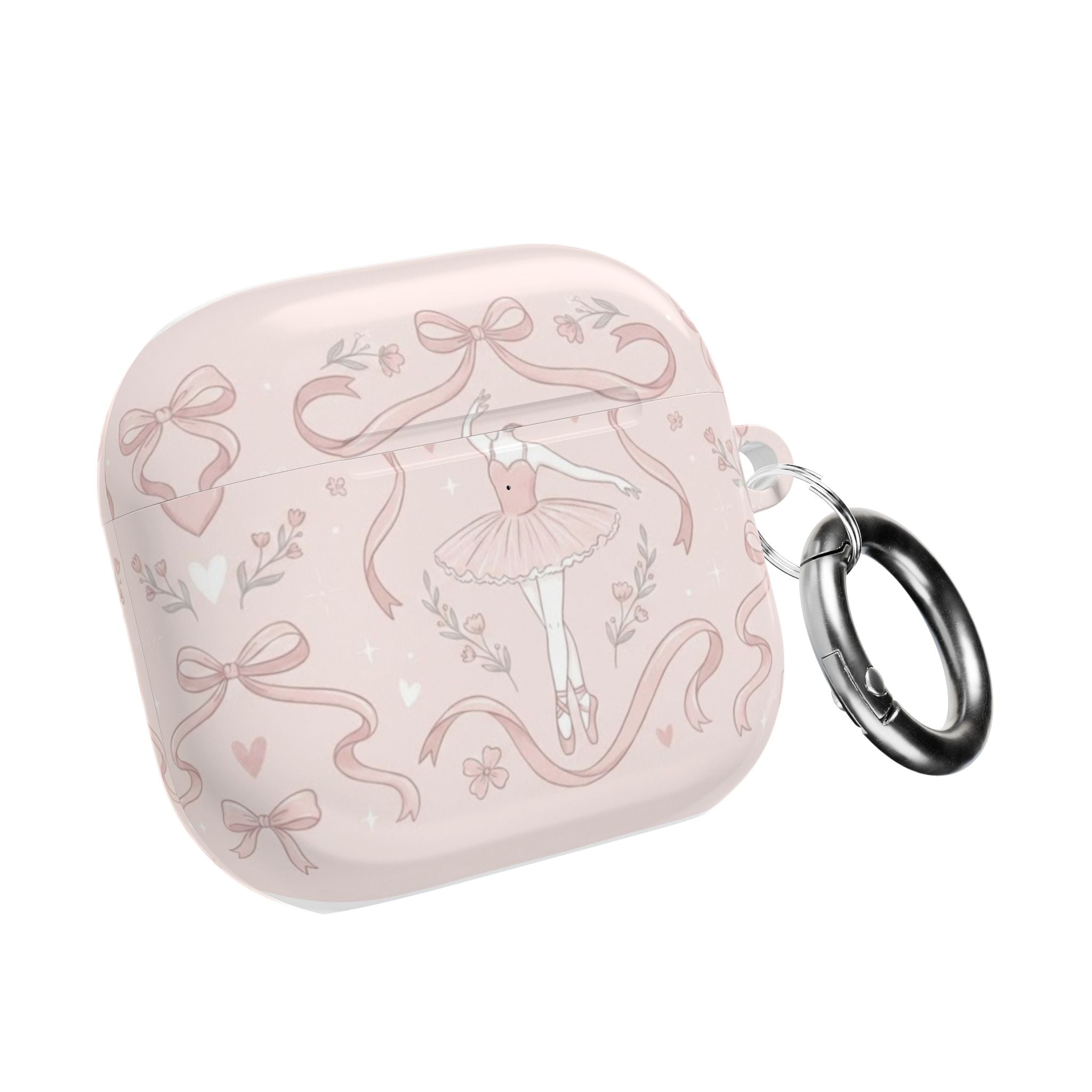 Ballet Dancer Pink AirPod Case — Cute Ballerina Protective Charging Case