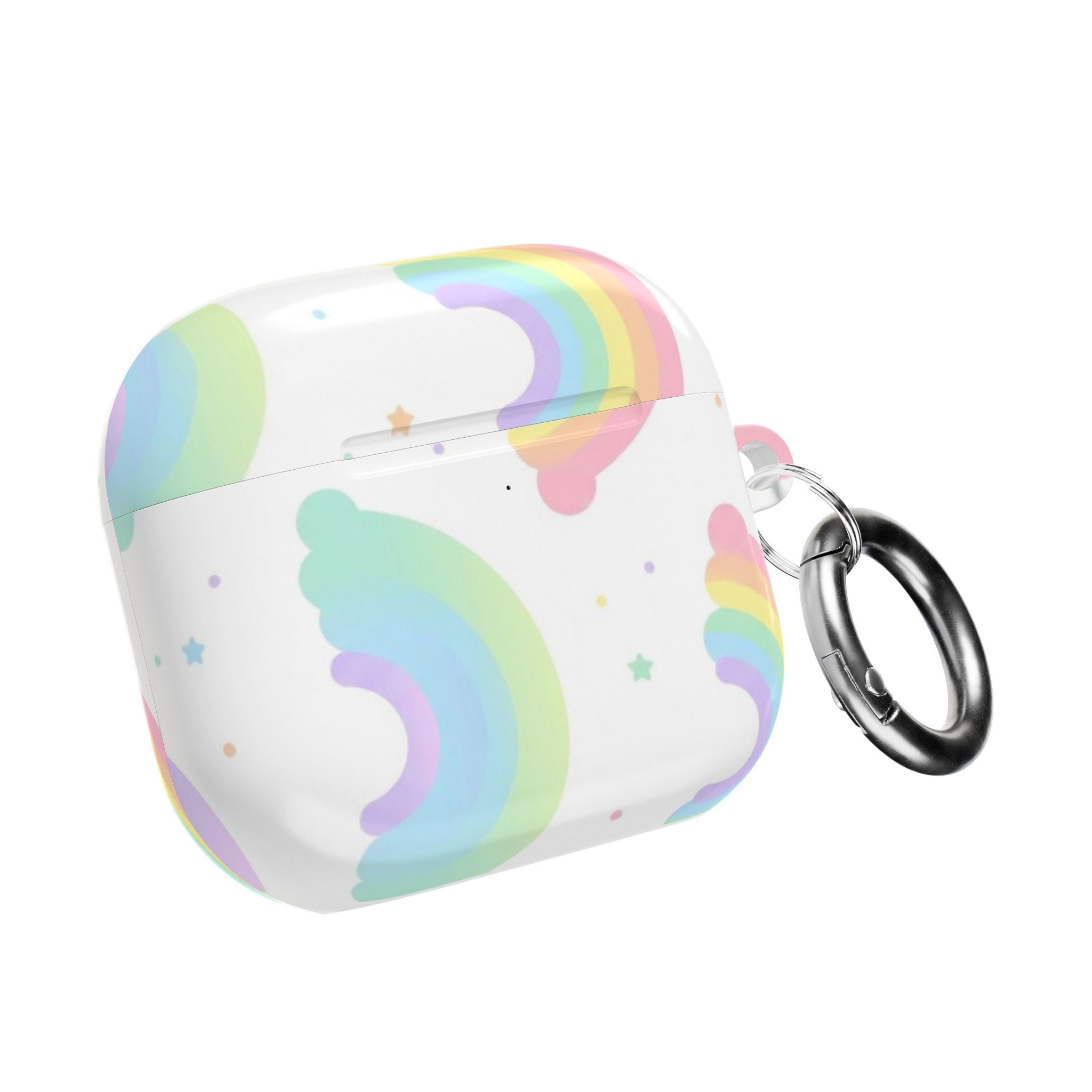 Pastel Rainbow AirPod Case — Cute Rainbow Cloud Protective Cover