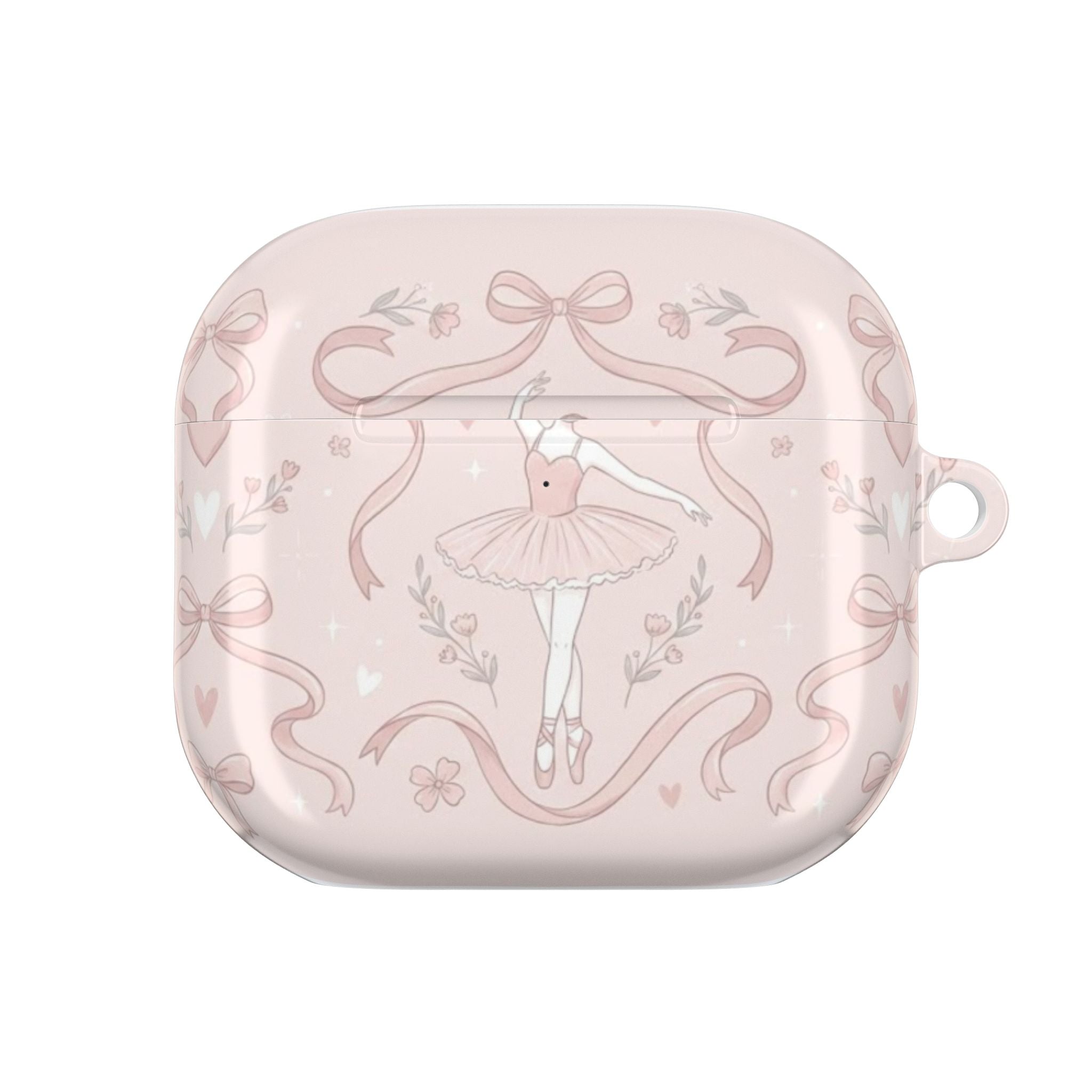 Ballet Dancer Pink AirPod Case — Cute Ballerina Protective Charging Case